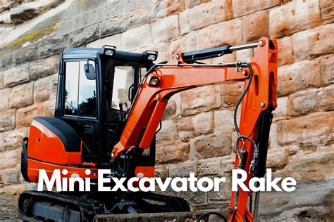 york rake for mini excavator|rakes for mini excavators.